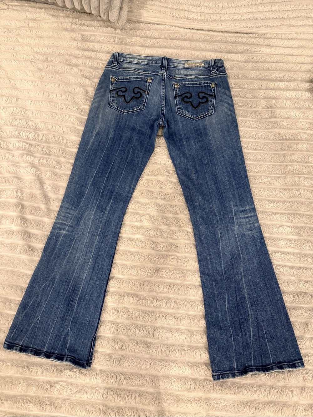 Express Rerock Jeans - Washed Indigo - Picture 2 of 4